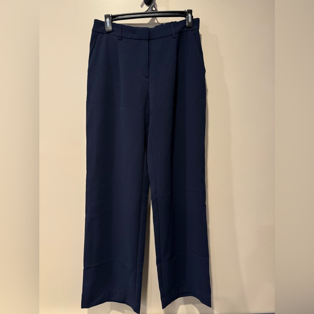 DKNY Navy Wide Leg Women's Pants